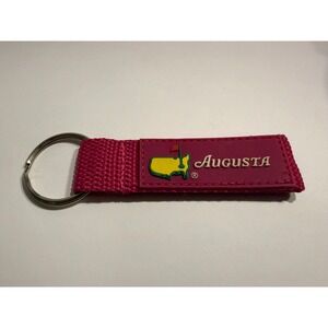 VTG NWOT Authentic Masters Dark Pink Key Fob Augusta Golf Club Key Chain